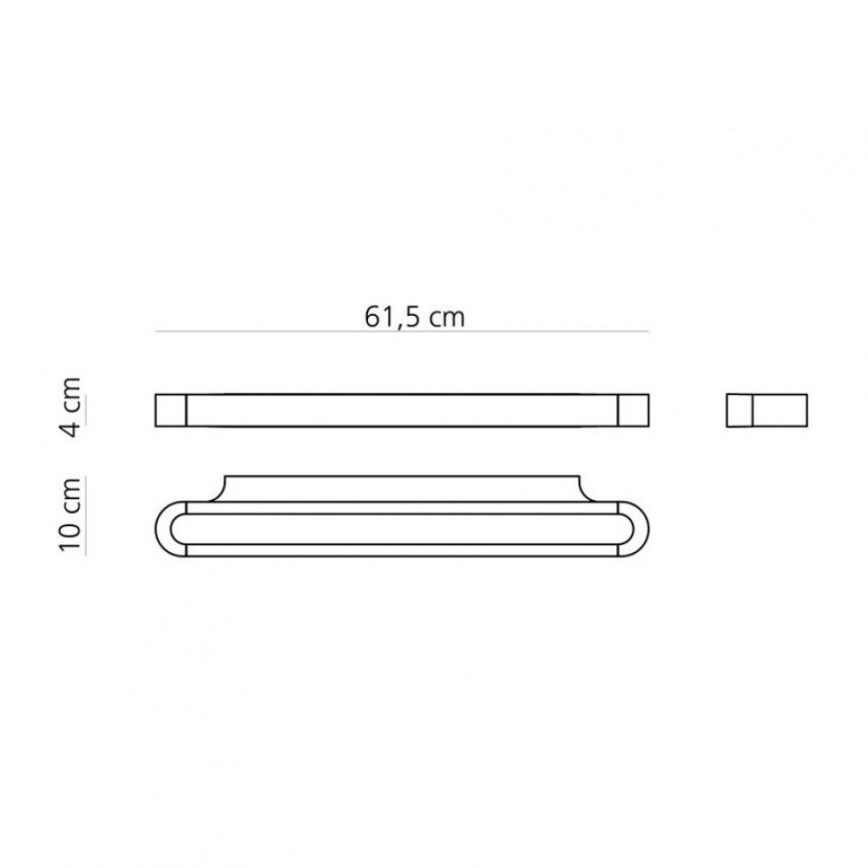 Artemide AR 1913050A - LED Väggbelysning TALO 60 1xLED/25W/230V