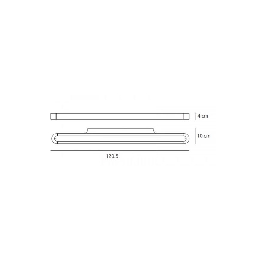 Artemide AR 1917010A - LED Väggbelysning TALO 120 1xLED/51W/230V