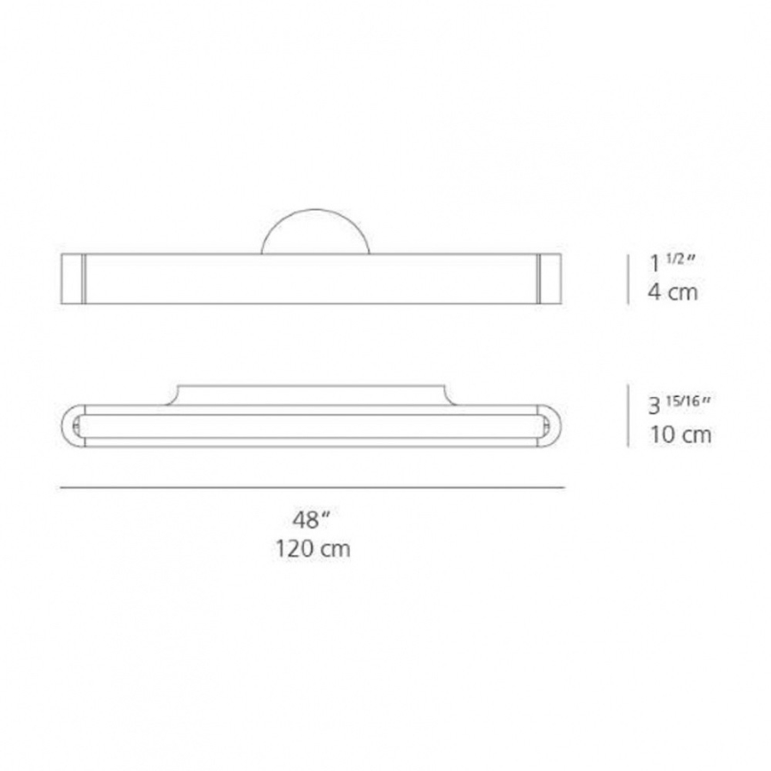 Artemide AR 1917020A - LED Väggbelysning TALO 120 1xLED/51W/230V