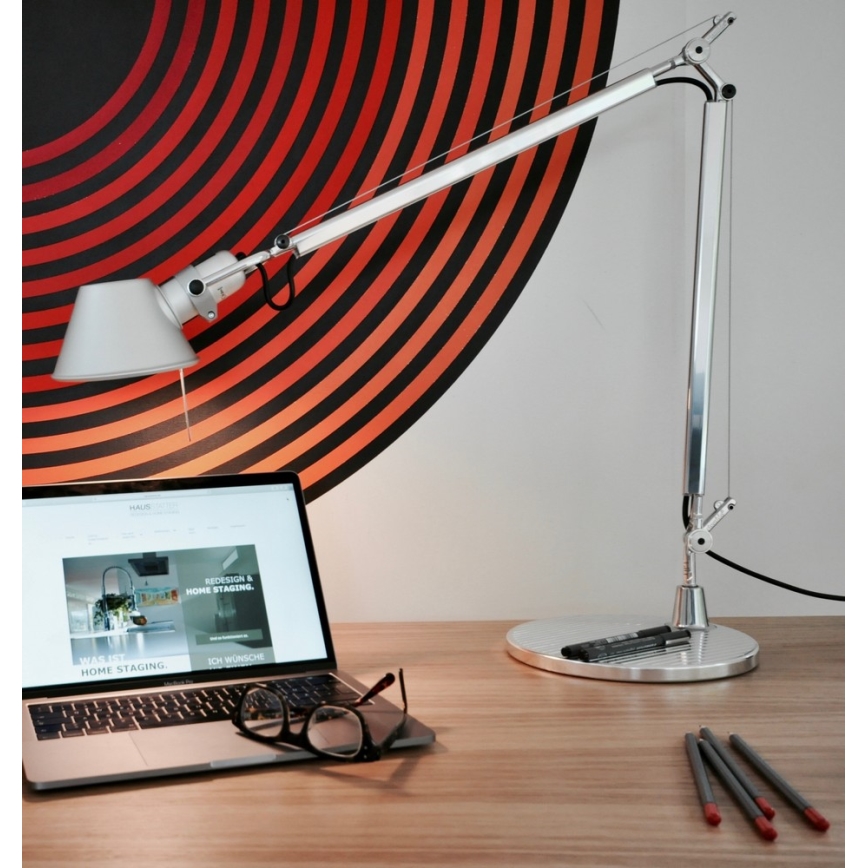 Artemide AR A005910+AR A008600 KOMPLET - Bordslampa TOLOMEO 1xE27/70W/230V