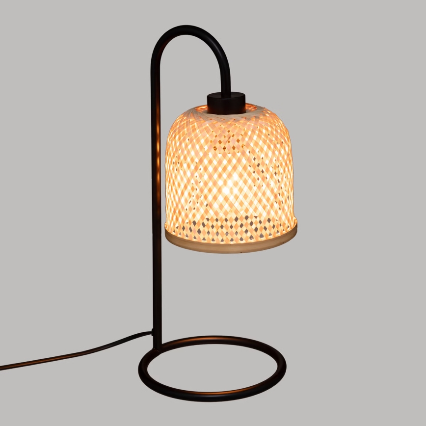 Atmosphera - Bordslampa ALI 1xE27/25W/230V bambu