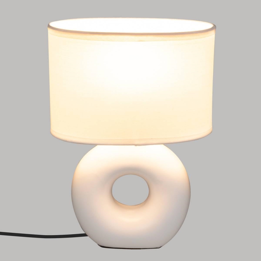 Atmosphera - Bordslampa BARU 1xE14/40W/230V vit