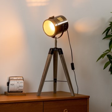 Atmosphera - Bordslampa EBOR 1xE14/25W/230V tall/mässing