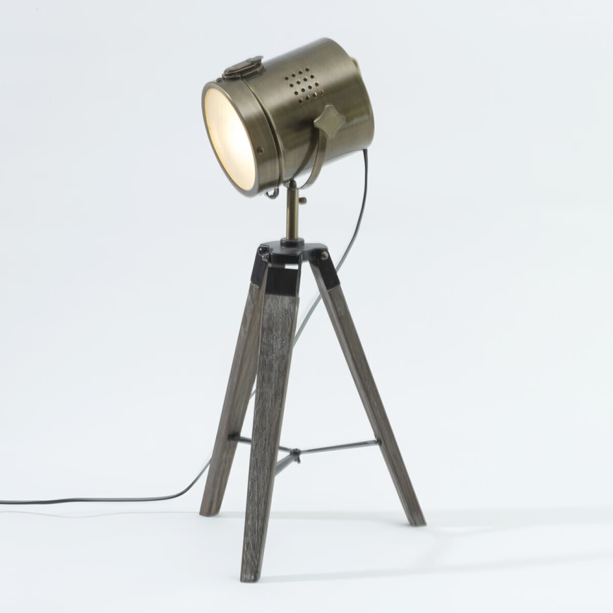 Atmosphera - Bordslampa EBOR 1xE14/25W/230V tall/mässing