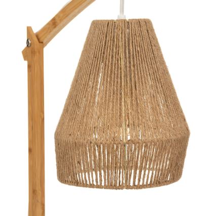 Atmosphera - Bordslampa KARLA 1xE27/40W/230V bambu