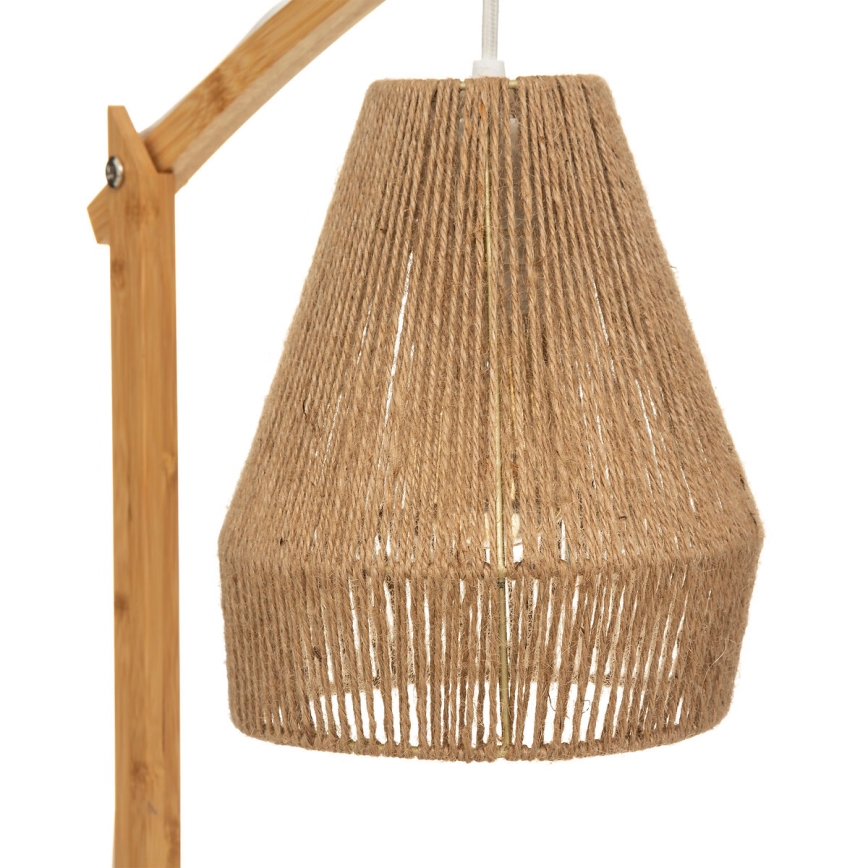 Atmosphera - Bordslampa KARLA 1xE27/40W/230V bambu