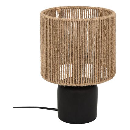Atmosphera - Bordslampa KOBY 1xE14/40W/230V hampa/svart