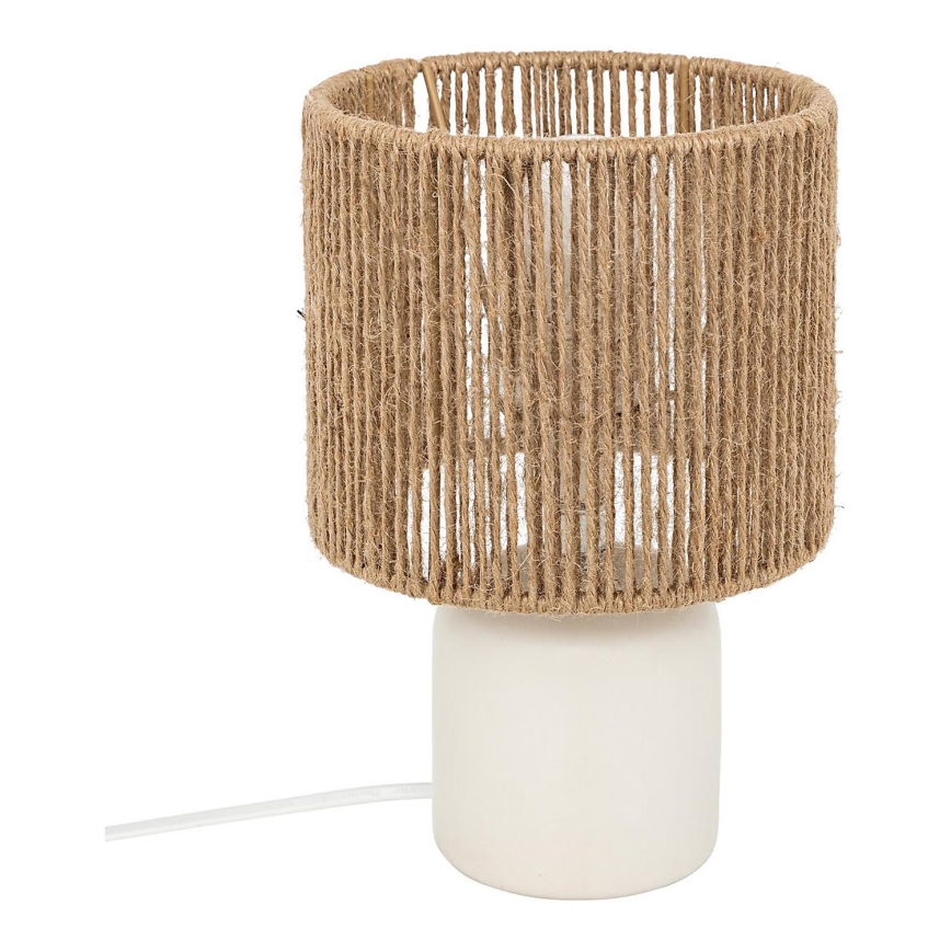 Atmosphera - Bordslampa KOBY 1xE14/40W/230V vit