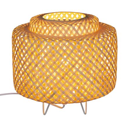 Atmosphera - Bordslampa LIBY 1xE27/40W/230V bambu