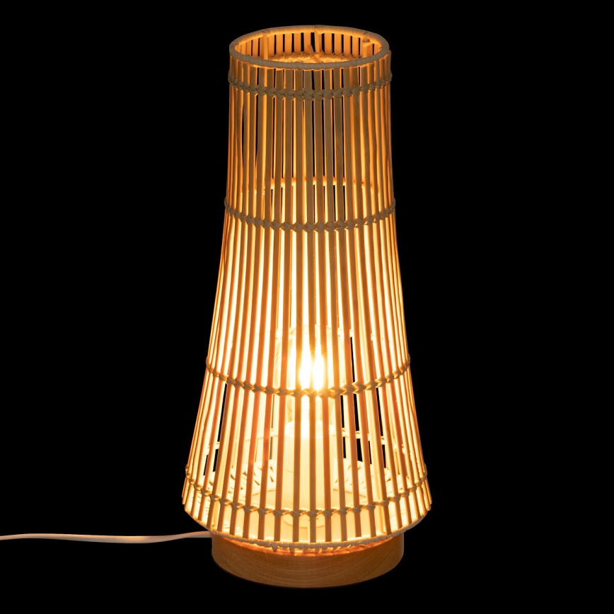 Atmosphera - Bordslampa MAHE 1xE27/25W/230V bambu