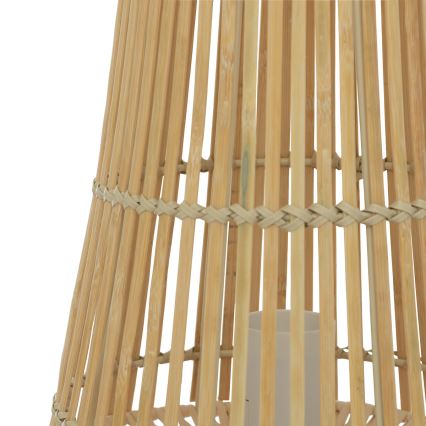Atmosphera - Bordslampa MAHE 1xE27/25W/230V bambu
