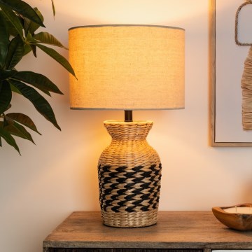 Atmosphera - Bordslampa MENA 1xE27/40W/230V vattenhyacint