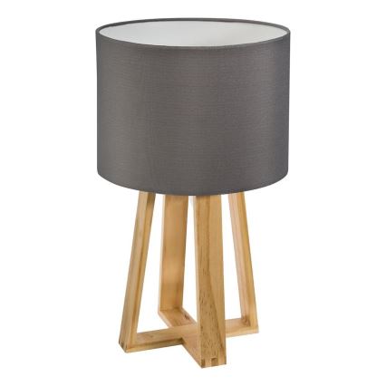 Atmosphera - Bordslampa MOLU 1xE27/25W/230V tall/grå