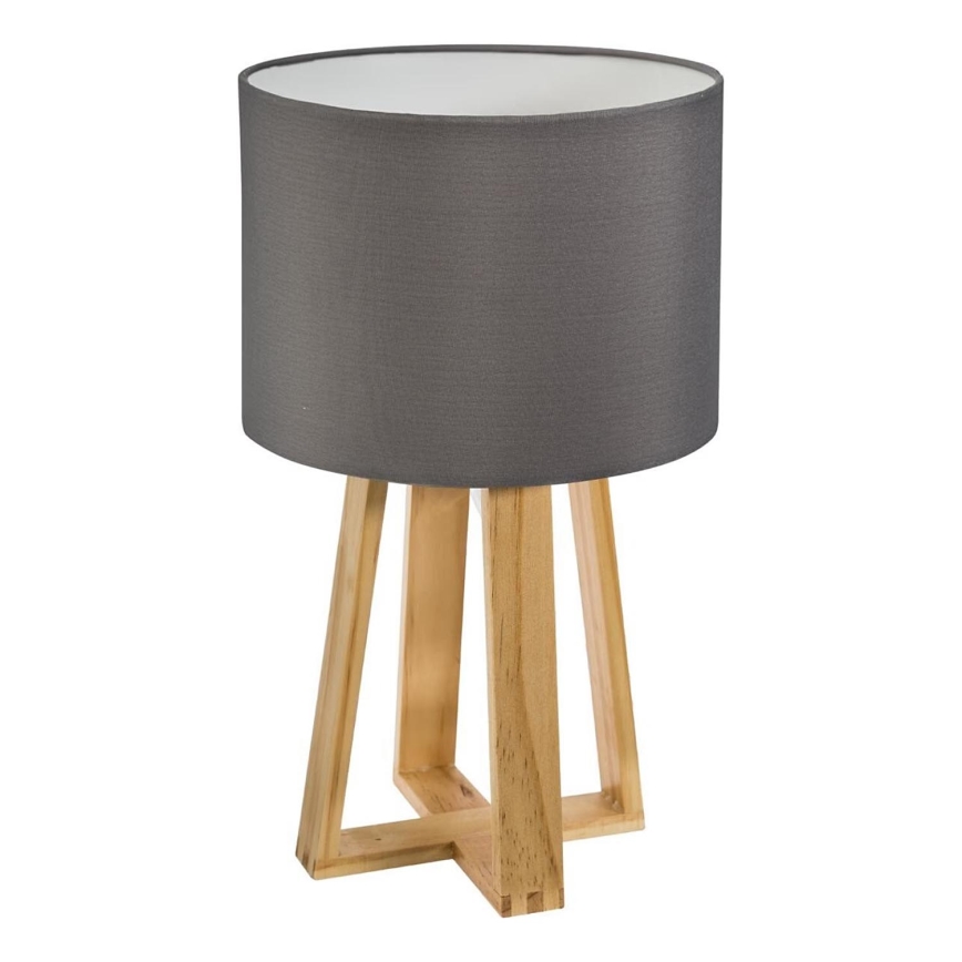 Atmosphera - Bordslampa MOLU 1xE27/25W/230V tall/grå