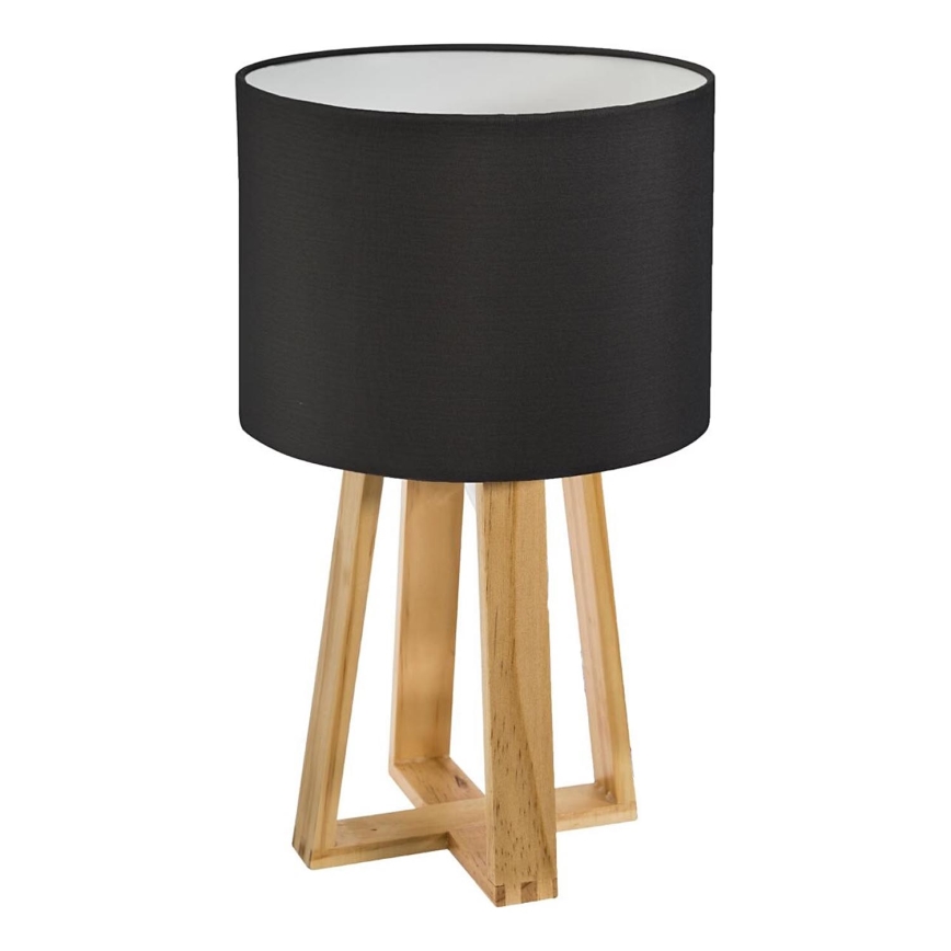 Atmosphera - Bordslampa MOLU 1xE27/25W/230V tall/svart