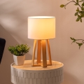 Atmosphera - Bordslampa MOLU 1xE27/25W/230V tall/vit