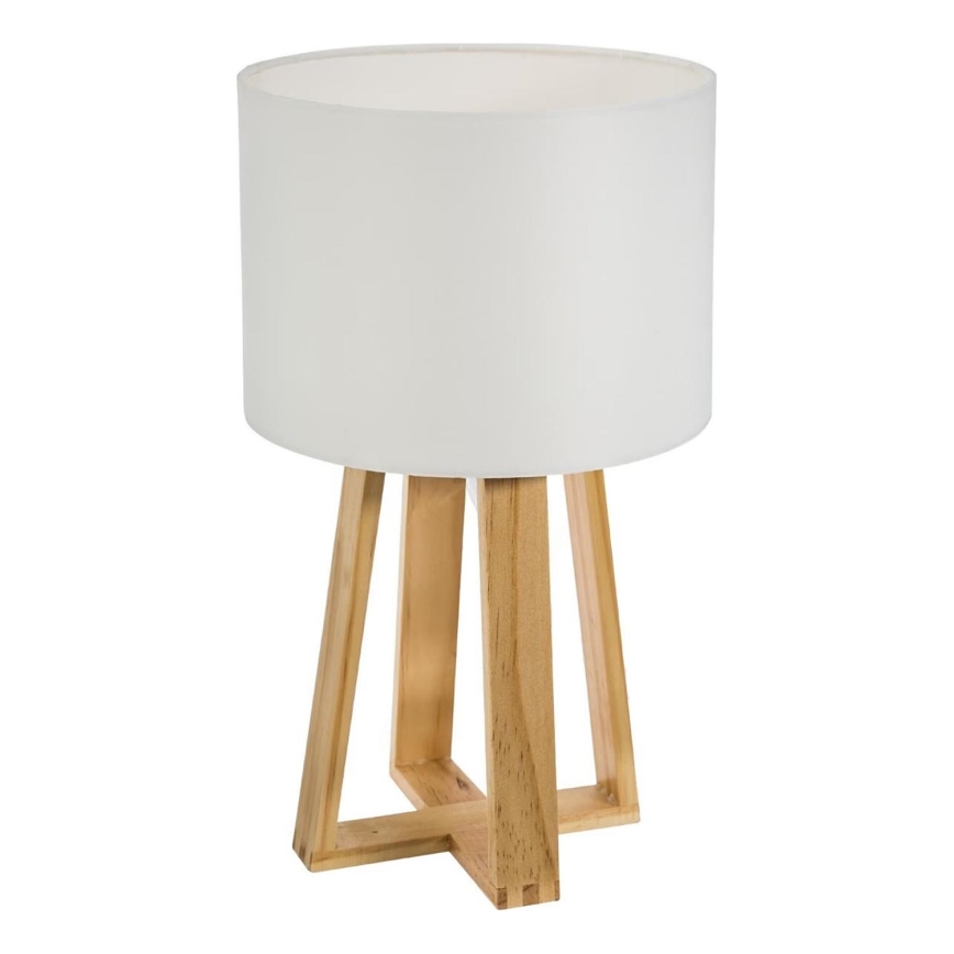 Atmosphera - Bordslampa MOLU 1xE27/25W/230V tall/vit