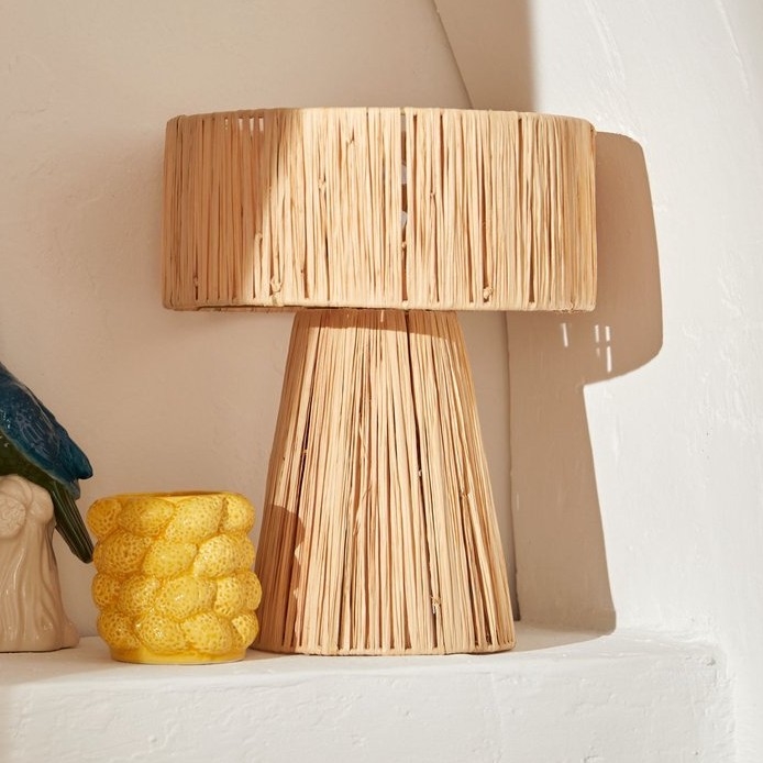 Atmosphera - Bordslampa ORANE 1xE27/40W/230V jute