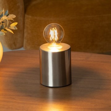 Atmosphera - Bordslampa SABA 1xE27/40W/230V silver