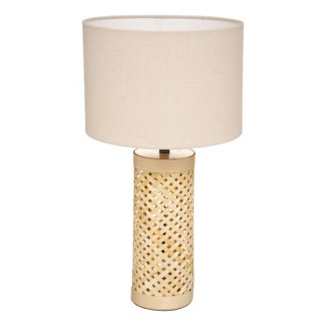 Atmosphera - Bordslampa SALMA 1xE27/40W/230V bambu