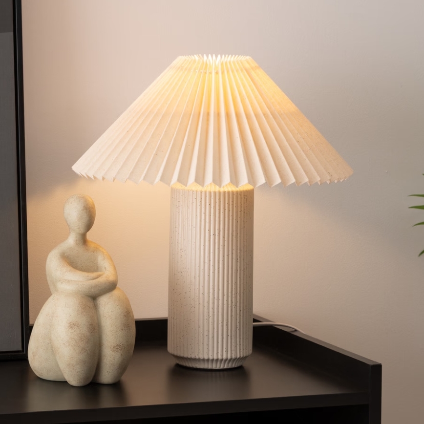 Atmosphera - Bordslampa TALYA 1xE27/40W/230V porslin