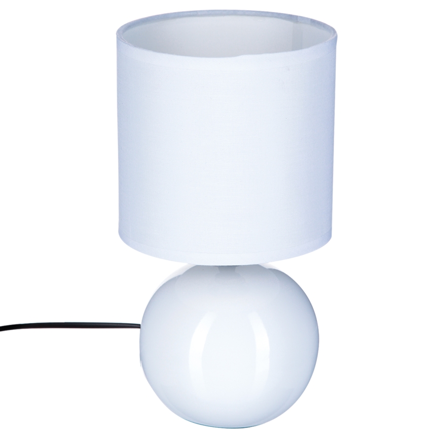 Atmosphera - Bordslampa TIMÉO 1xE14/60W/230V glänsande vit