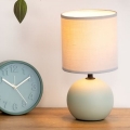 Atmosphera - Bordslampa TIMÉO 1xE14/60W/230V grå