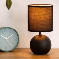 Atmosphera - Bordslampa TIMÉO 1xE14/60W/230V matt svart