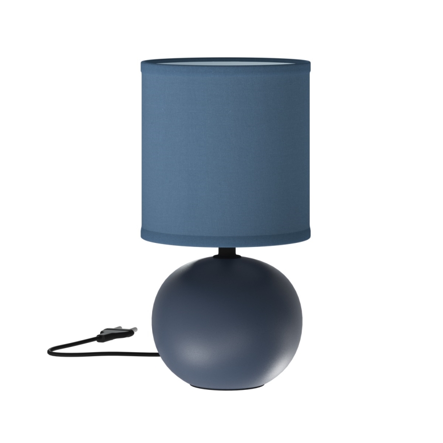 Atmosphera - Bordslampa TIMÉO 1xE14/60W/230V mörkblå