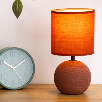 Atmosphera - Bordslampa TIMÉO 1xE14/60W/230V röd