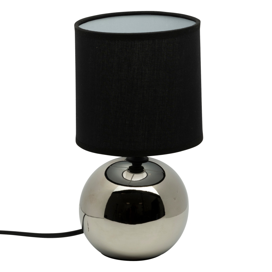 Atmosphera - Bordslampa TIMÉO 1xE14/60W/230V skinande krom/svart