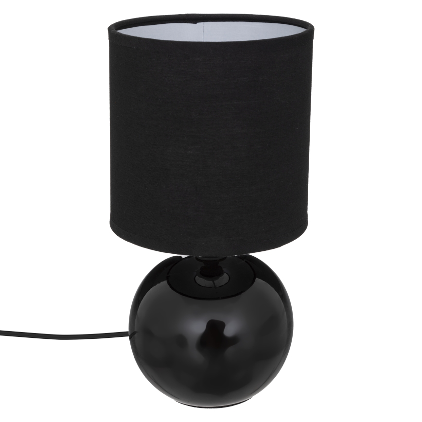 Atmosphera - Bordslampa TIMÉO 1xE14/60W/230V skinande svart