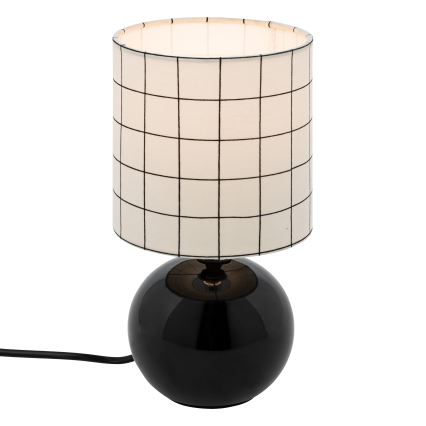 Atmosphera - Bordslampa TIMÉO 1xE14/60W/230V svart/vit