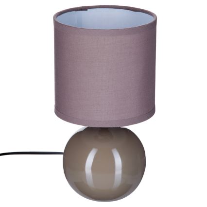 Atmosphera - Bordslampa TIMÉO 1xE14/60W/230V taupe