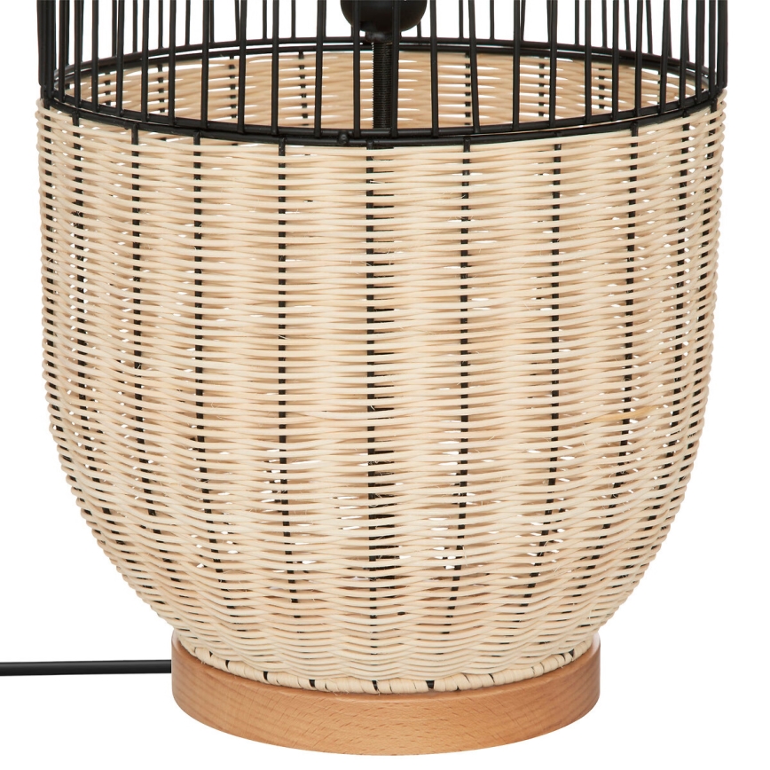 Atmosphera - Golvlampa ANEA 1xE27/40W/230V rotting/bok
