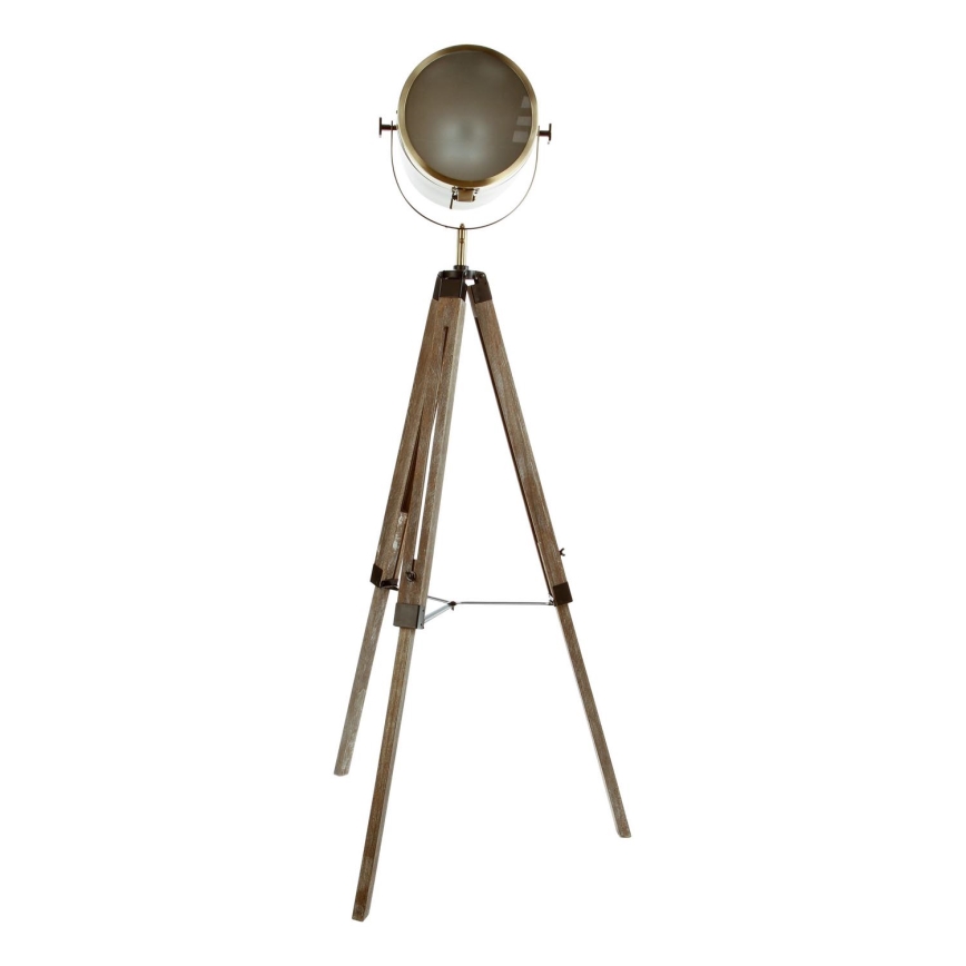 Atmosphera - Golvlampa EBOR 1xE27/25W/230V tall/mässing
