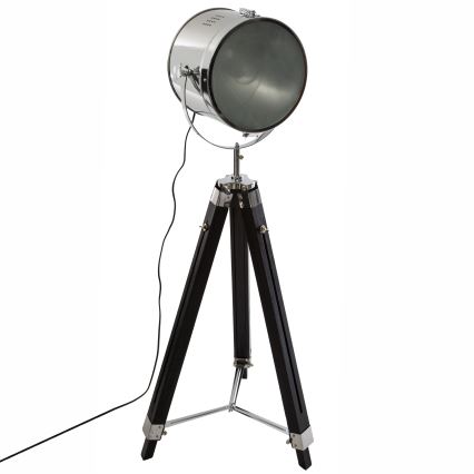 Atmosphera - Golvlampa EBOR 1xE27/25W/230V tall/skinande krom