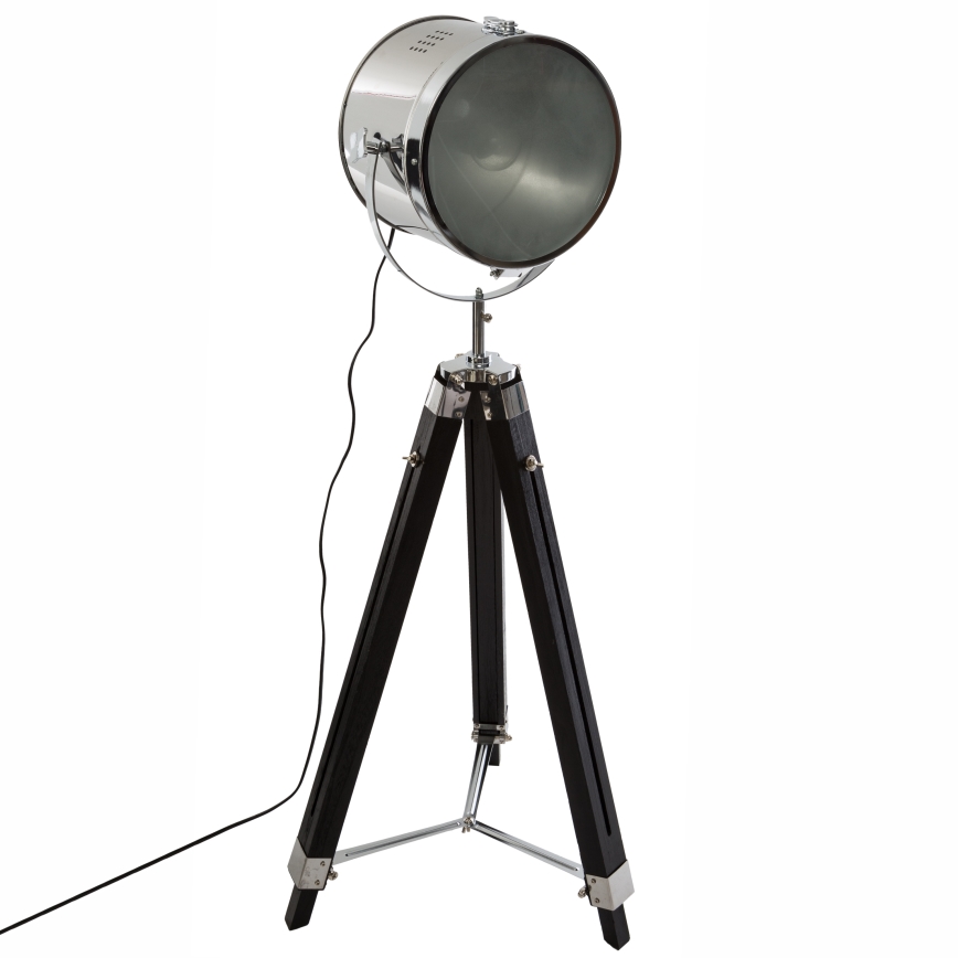 Atmosphera - Golvlampa EBOR 1xE27/25W/230V tall/skinande krom