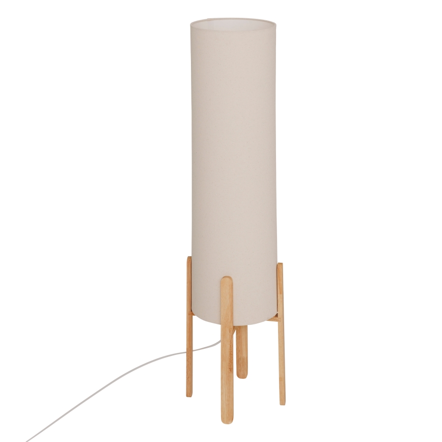Atmosphera - Golvlampa KEYAH 1xE27/25W/230V gummiträ