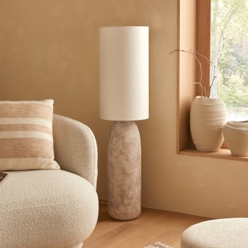 Atmosphera - Golvlampa KEYAH 1xE27/40W/230V grå