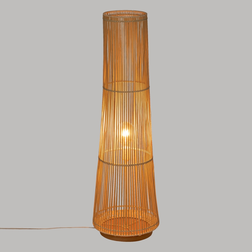 Atmosphera - Golvlampa MAHE 1xE27/40W/230V bambu