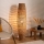 Atmosphera - Golvlampa SAND 1xE27/40W/230V bok/vattenhyacint