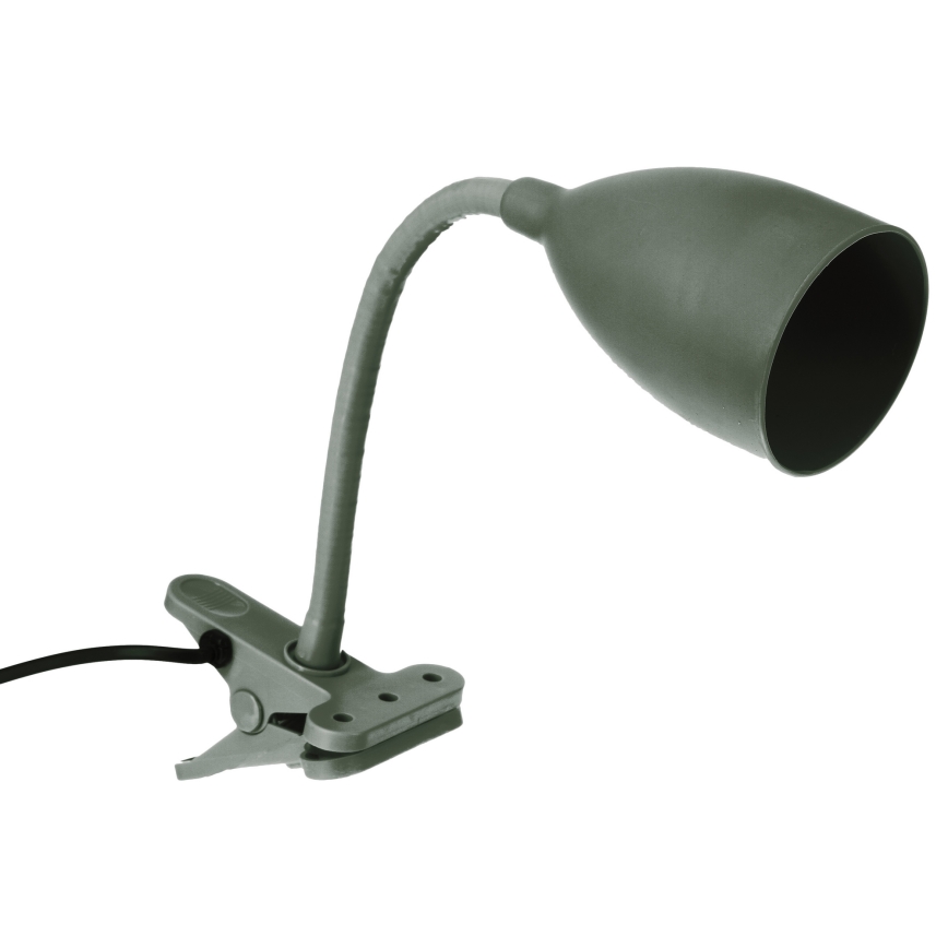 Atmosphera - Lampa med klämma SILY 1xE14/7W/230V grön
