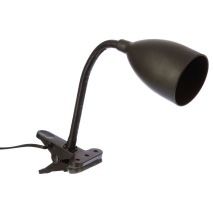 Atmosphera - Lampa med klämma SILY 1xE14/7W/230V svart