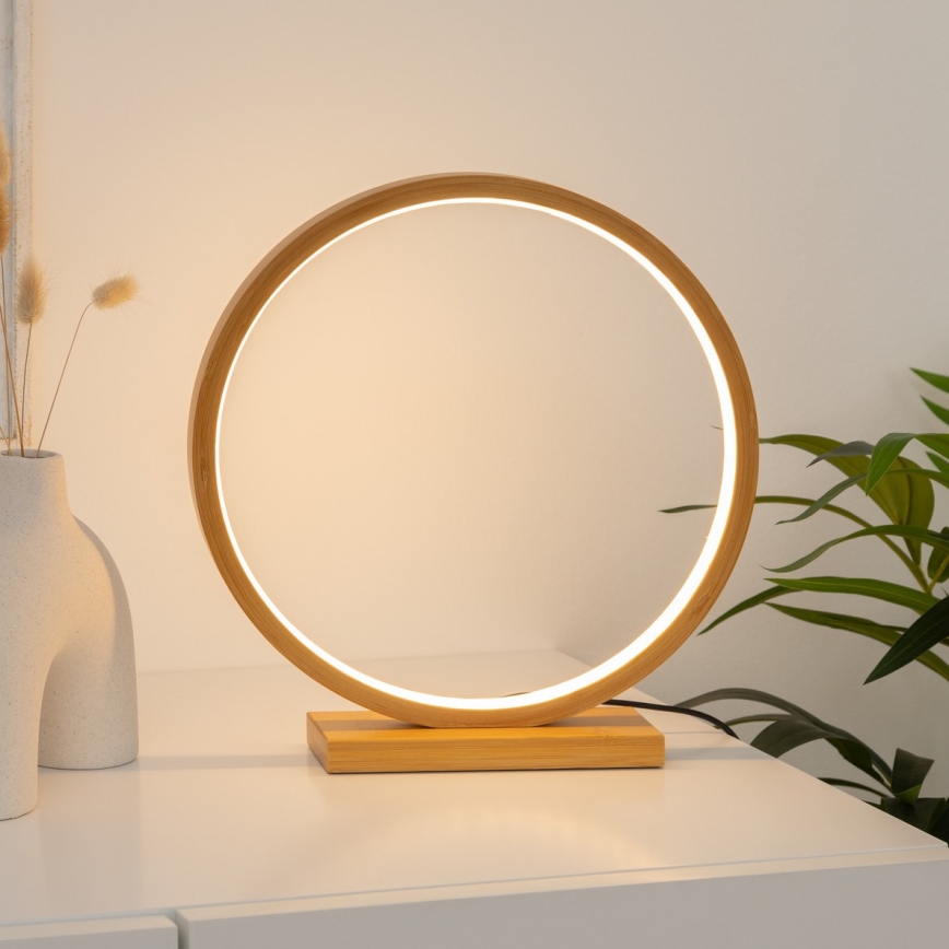 Atmosphera - LED bordslampa STELA LED/2,7W/230V bambu