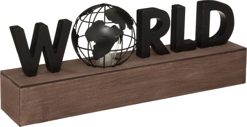 Atmosphera - LED Dekoration WORLD LED/2xAAA