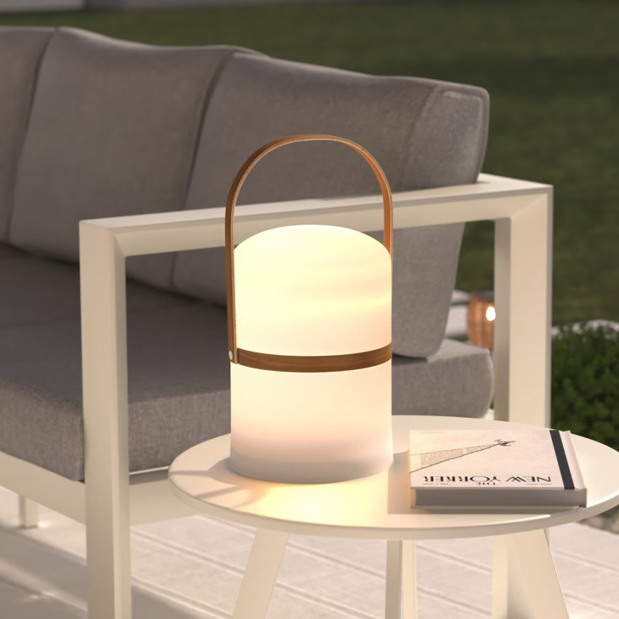 Atmosphera - LED Ljusreglerad uppladdningsbar utomhus bordslampa KIARA LED/3,7V 36 cm 4000 mAh IP44