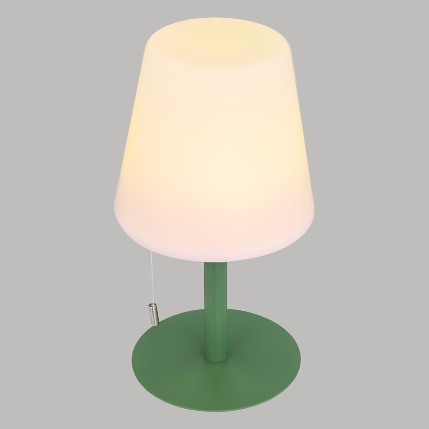 Atmosphera - LED RGBW Uppladdningsbar utomhus bordslampa ZACK LED/3,7V 1200 mAh IP44 grön