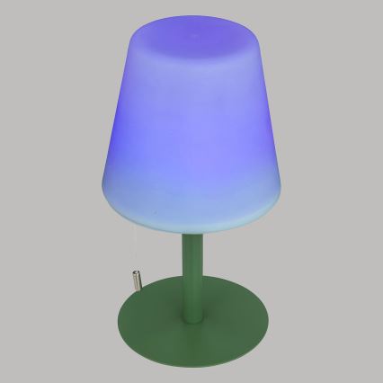 Atmosphera - LED RGBW Uppladdningsbar utomhus bordslampa ZACK LED/3,7V 1200 mAh IP44 grön