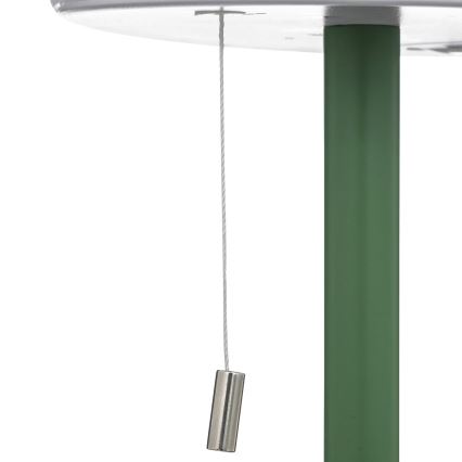 Atmosphera - LED RGBW Uppladdningsbar utomhus bordslampa ZACK LED/3,7V 1200 mAh IP44 grön